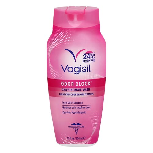 Image for Vagisil Intimate Wash, Daily, Odor Block,12oz from ADZEMA PHARMACY