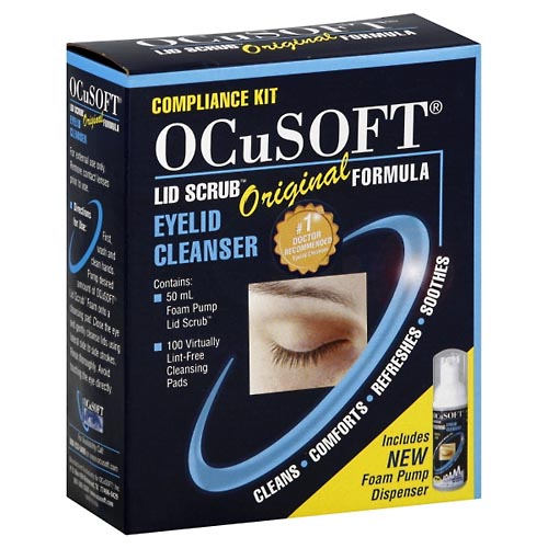 Image for OCuSOFT Eyelid Cleanser, Compliance Kit, Original Formula,1ea from ADZEMA PHARMACY