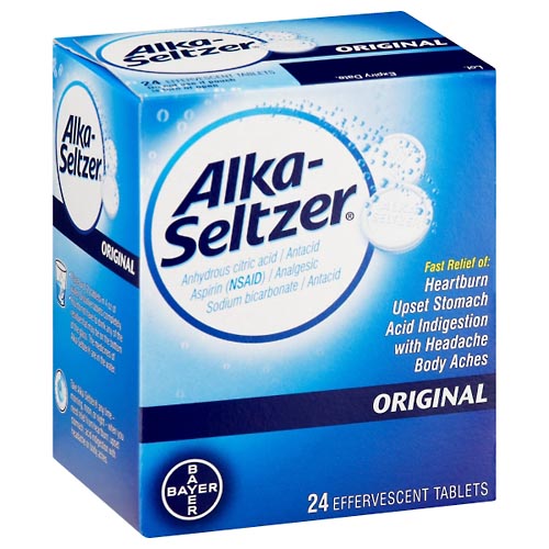 Image for Alka Seltzer Antacid/Analgesic, Original, Effervescent Tablets,24ea from ADZEMA PHARMACY