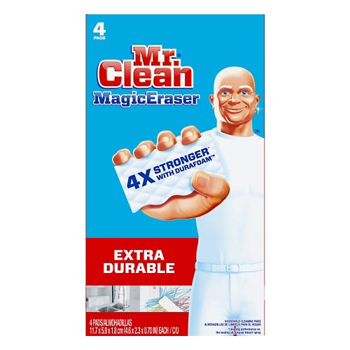 Image for Mr Clean Magic Eraser, Extra Durable,4ea from ADZEMA PHARMACY
