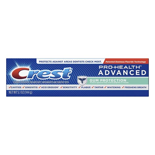 Image for Crest Toothpaste, Fluoride, Advanced, Gum Protection,5.1oz from ADZEMA PHARMACY