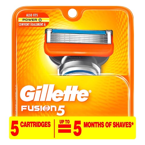 Image for Gillette Cartridges,5ea from ADZEMA PHARMACY