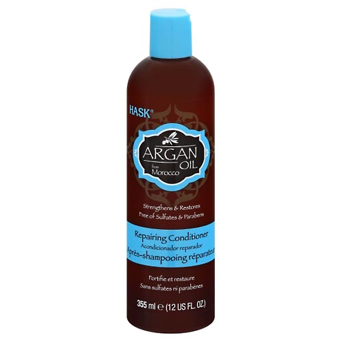 Image for Hask Conditioner, Repairing, Argan Oil from Morocco,355ml from ADZEMA PHARMACY