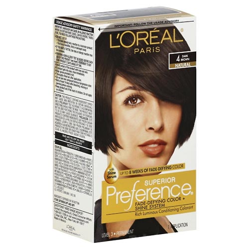 Image for Superior Preference Permanent Haircolor, Natural, Dark Brown 4,1ea from ADZEMA PHARMACY