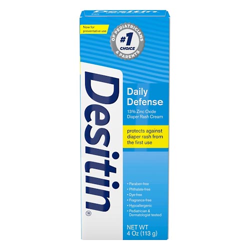 Image for Desitin Diaper Rash Cream, Daily Defense,4oz from ADZEMA PHARMACY