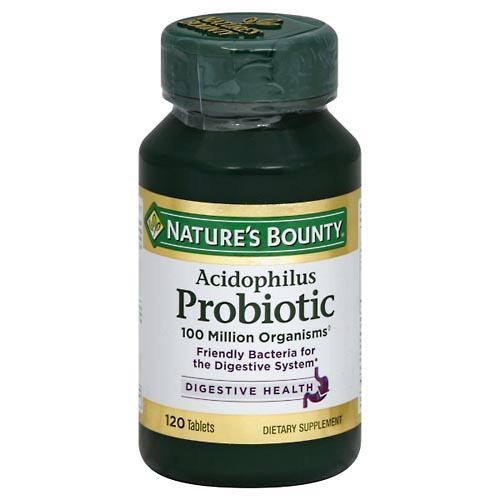 Image for Natures Bounty Probiotic, Acidophilus, Tablets,120ea from ADZEMA PHARMACY