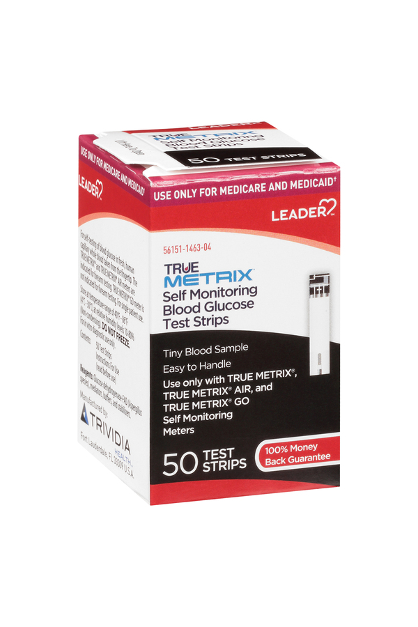 Image for Leader Blood Glucose Test Strips, Self Monitoring,50ea from ADZEMA PHARMACY