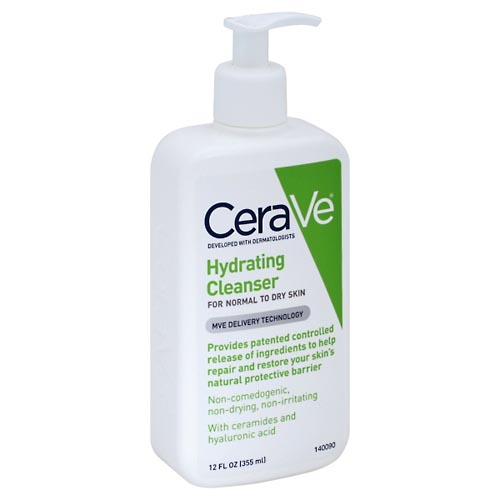 Image for CeraVe Hydrating Cleanser, for Normal to Dry Skin 12 oz from ADZEMA PHARMACY
