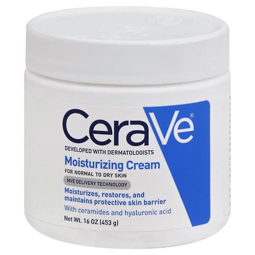 Image for CeraVe Cream, Moisturizing, for Normal to Dry Skin 16 oz from ADZEMA PHARMACY