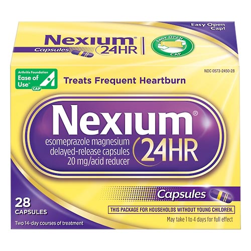 Image for Nexium Acid Reducer, 22.3 mg, Delayed-Release Capsules,28ea from ADZEMA PHARMACY