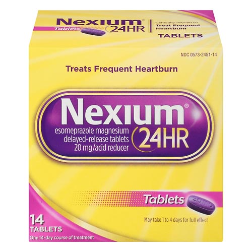 Image for Nexium Acid Reducer, 24HR, 20 mg, Delayed-Released Tablets,14ea from ADZEMA PHARMACY