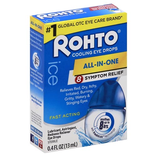 Image for Rhoto Eye Drops, Cooling, Lubricant, Redness Reliever,0.4oz from ADZEMA PHARMACY
