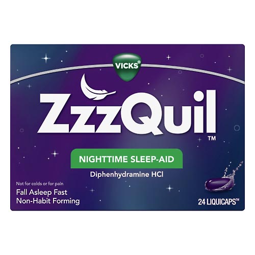 Image for Zzzquil Nighttime Sleep-Aid, LiquiCaps,24ea from ADZEMA PHARMACY
