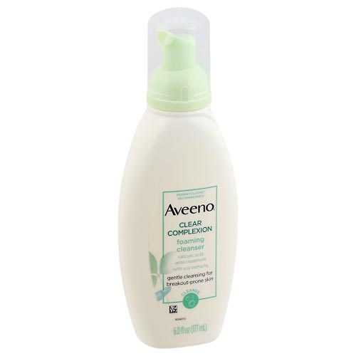 Image for Aveeno Foaming Cleanser, Clear Complexion, Cleanse,6oz from ADZEMA PHARMACY