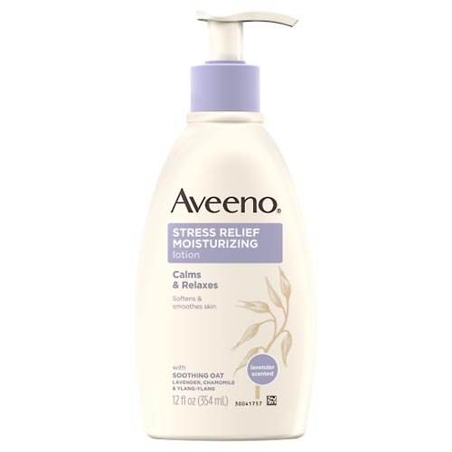 Image for Aveeno Lotion, Moisturizing, Stress Relief, Lavender Scented,12oz from ADZEMA PHARMACY