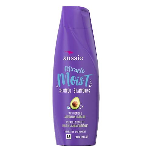 Image for Aussie Shampoo, Miracle Moist,360ml from ADZEMA PHARMACY