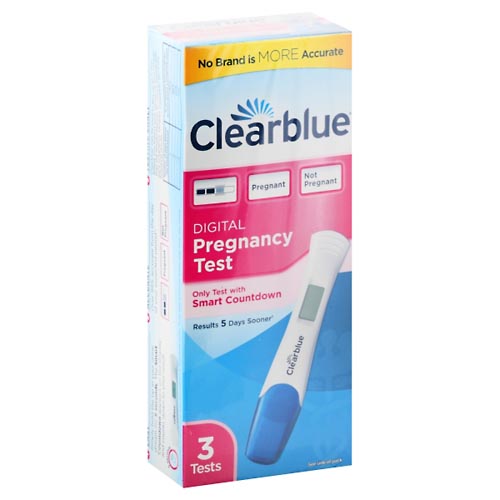 Image for Clearblue Pregnancy Test, Digital,3ea from ADZEMA PHARMACY
