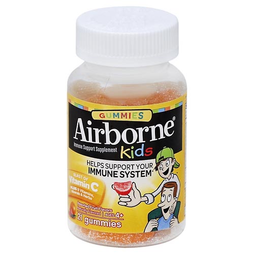 Image for Airborne Immune Support, Gummies, Assorted Fruit Flavors,21ea from ADZEMA PHARMACY