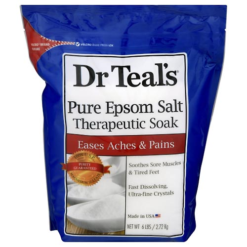 Image for Dr Teals Pure Epsom Salt, Therapeutic Soak,6lb from ADZEMA PHARMACY