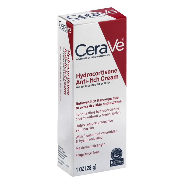 Image for CeraVe Anti-Itch Cream, Hydrocortisone,1oz from ADZEMA PHARMACY
