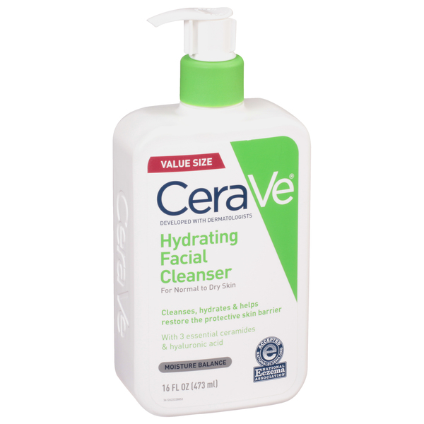 Image for CeraVe Facial Cleanser, Hydrating, Value Size,16fl oz from ADZEMA PHARMACY
